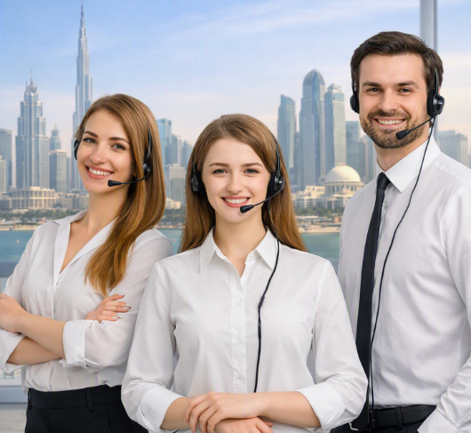 Dedicated support team in Dubai and Abu Dhabi providing professional & Responsive customer assistance across UAE.